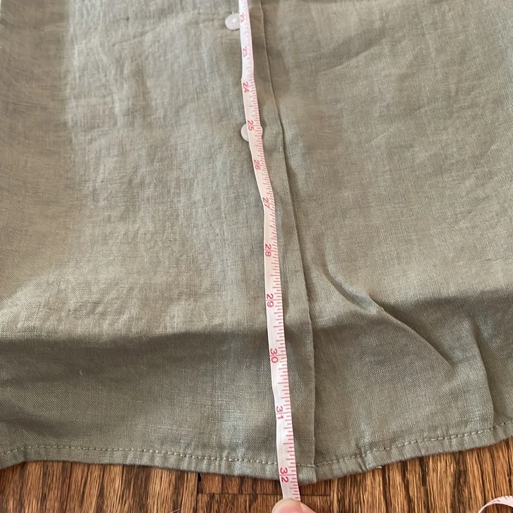 Everlane Must-have shirt linen large sage green - Picture 7 of 7